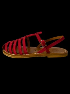 Fisherman Sandal in Rouge