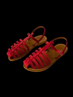 Fisherman Sandal in Rouge