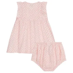 Floral Dress with Bloomers in Pink