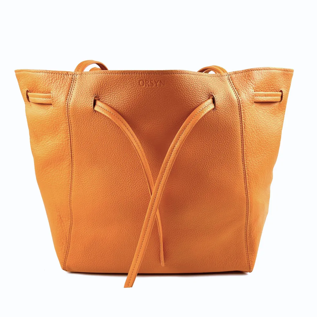 Florence Tote in Tangelo