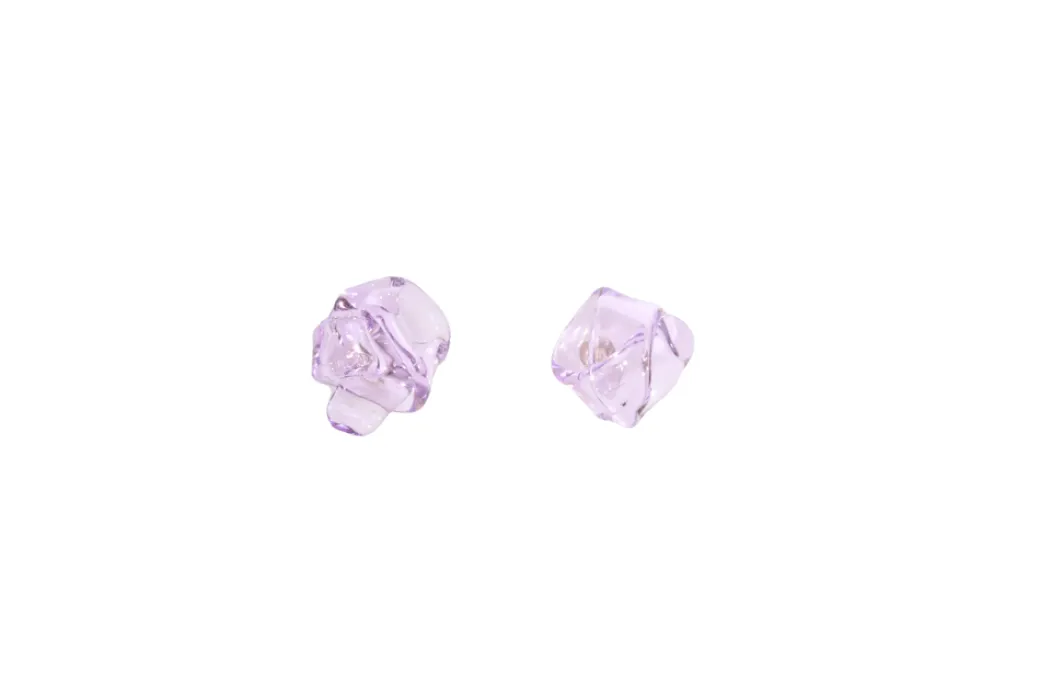 Glass Knot Earring in Candy Rain