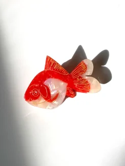 Goldfish Claw Clip In Red