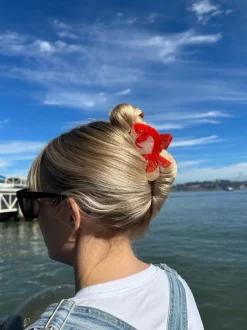 Goldfish Claw Clip In Red