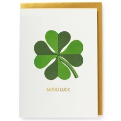 Good Luck Clover - Greeting Card