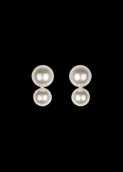Gretel Pearl Earring in Gold