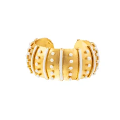 Gypset Cuff with White Enamel