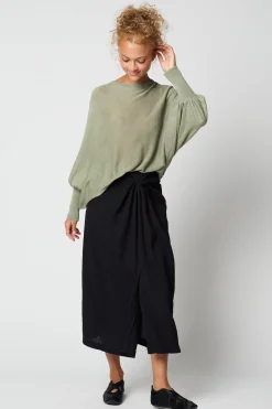 Handkerchief Skirt In Black