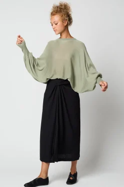 Handkerchief Skirt In Black