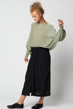 Handkerchief Skirt In Black