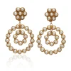 Happy Flower Earring in Pearl