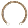 Heavy Curb Chain Bracelet in Yellow Gold
