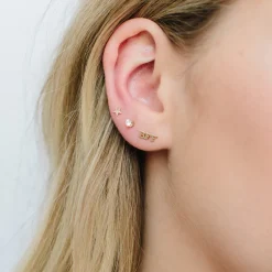 Itty Bitty BFF Stud in Yellow Gold