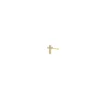 Itty Bitty Diamond Cross Stud in Yellow Gold