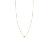 Itty Bitty Star Necklace in Yellow Gold