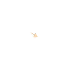 Itty Bitty Triangle Stud in Yellow Gold