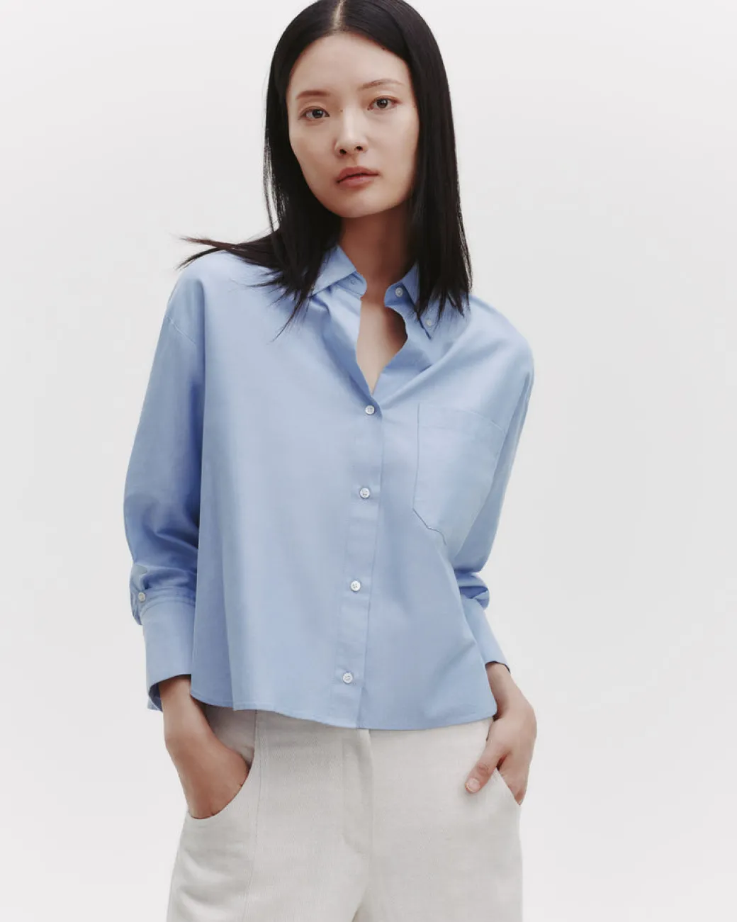 J.D. Oxford Shirt in Blue