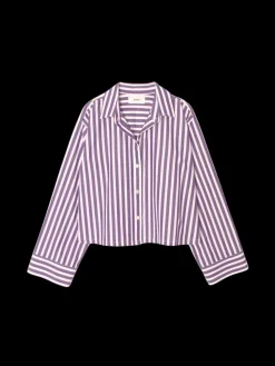 Jessie Shirt in Blue Rose Stripe