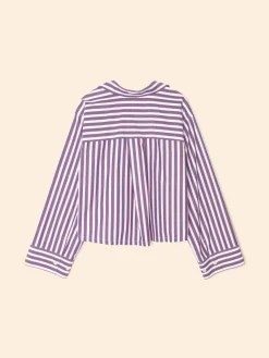 Jessie Shirt in Blue Rose Stripe