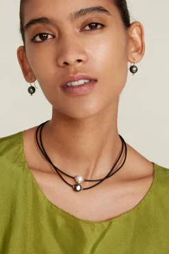 14K Kaia Necklace in Tahitian Pearl