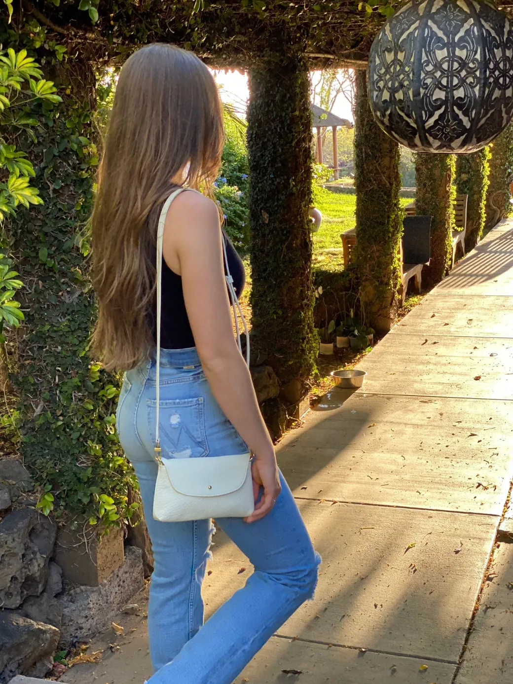 Kaanapali Crossbody Bag in Milk