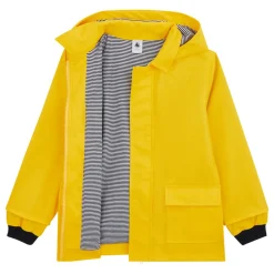 Kids Hooded Rain Jacket in Yellow