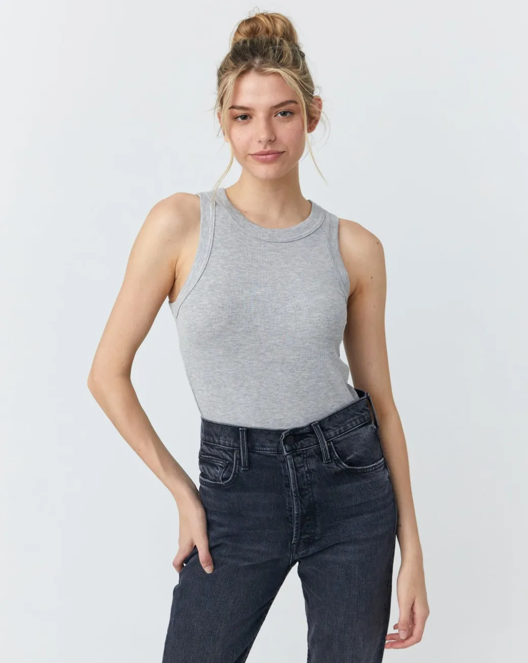 Knoxville Tank in Heather Grey