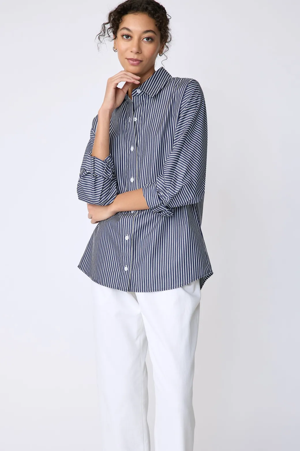 Lauren Blouse in Savoy Stripe