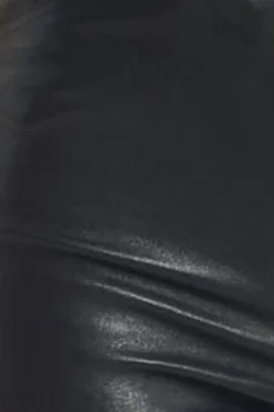 Leather Culottes in Black