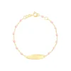 Little Gigi Oval Bracelet in Baby Pink