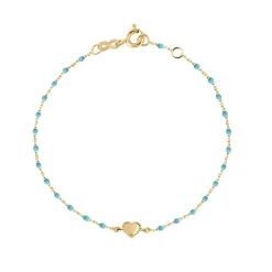 Lucky Heart Bracelet in Yellow Gold