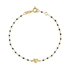 Lucky Heart Bracelet in Yellow Gold