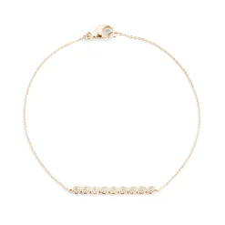 Lulu Jack Bar Bracelet in Yellow Gold