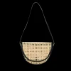Luna Bag in Black Rattan