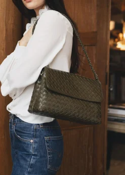 Madeleine Handbag in Olive