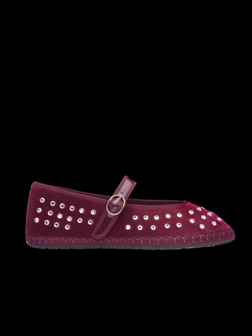 Mae Mary Jane in Burgundy