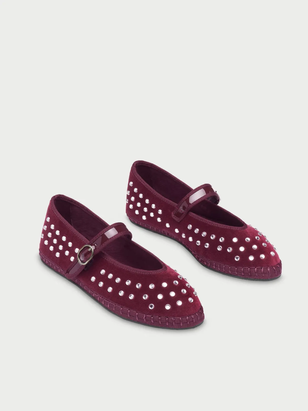 Mae Mary Jane in Burgundy