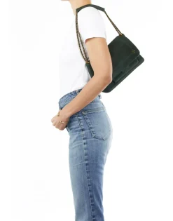 Medium Lulu Bag in Forest Green