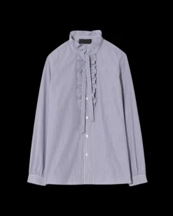 Miera Shirt in Navy Stripe