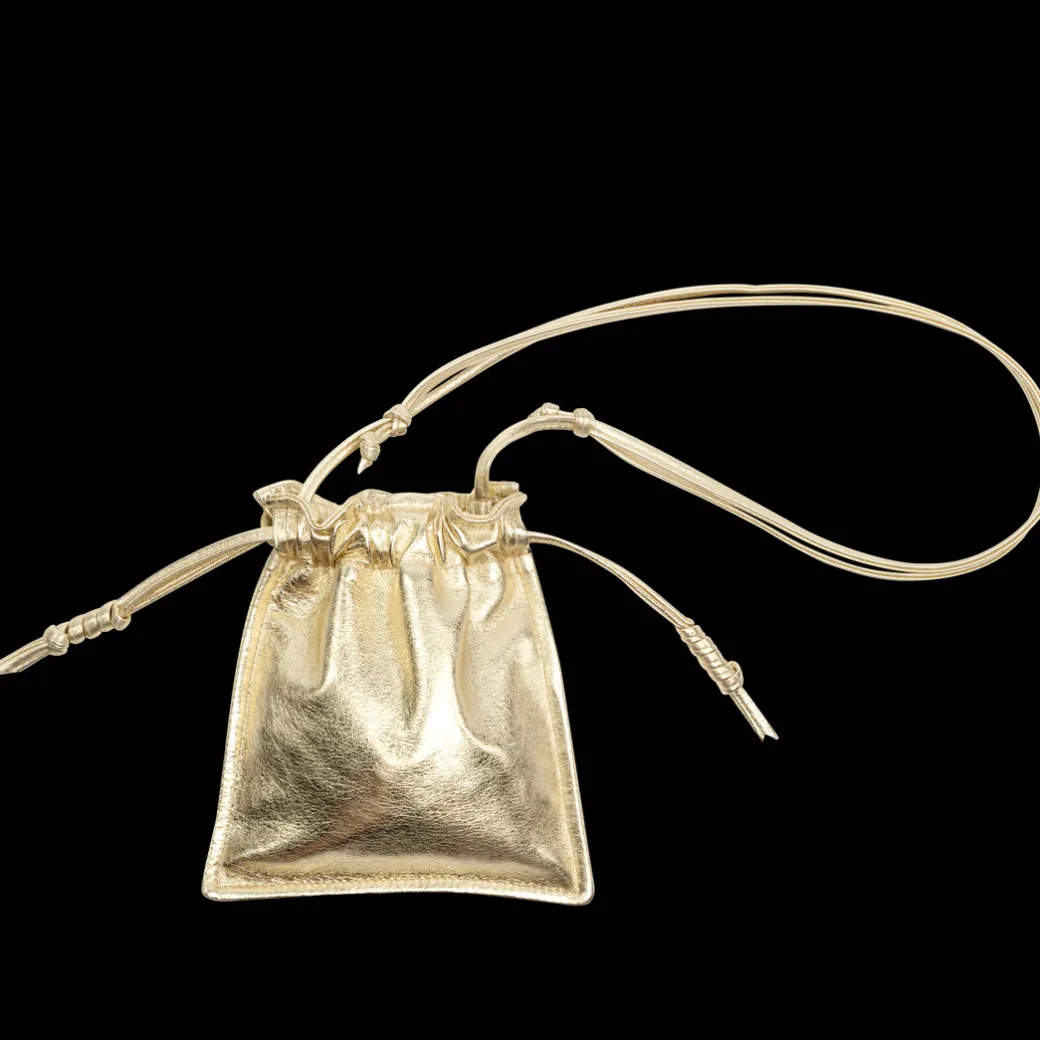 Mini Bowie Handbag in Gold