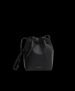 Mini Bucket Bag in Black/flamma
