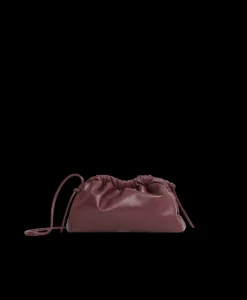 Mini Cloud Clutch in Pomegranate