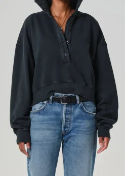 Mirelle Funnel Neck in Charcoal