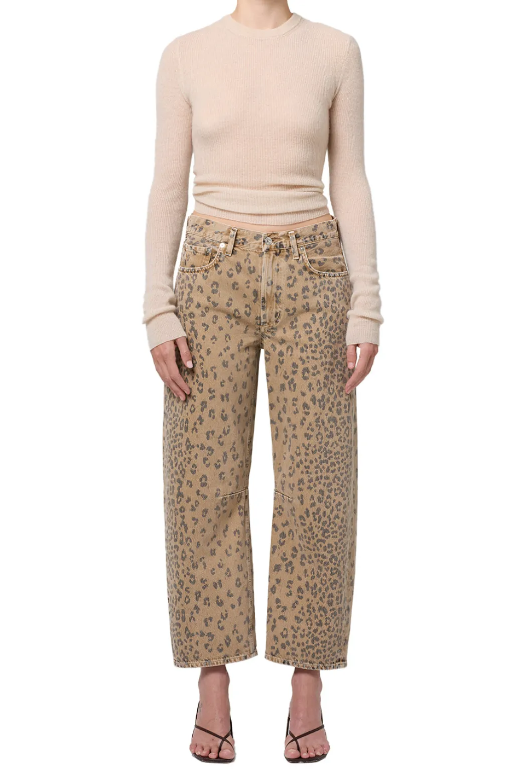 Miro Pant in Natural Cheetah