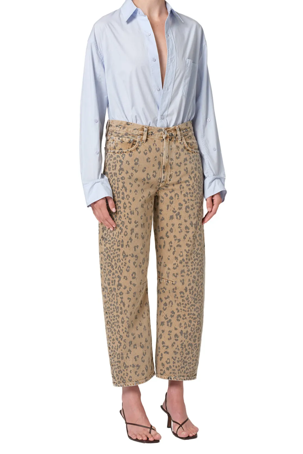Miro Pant in Natural Cheetah