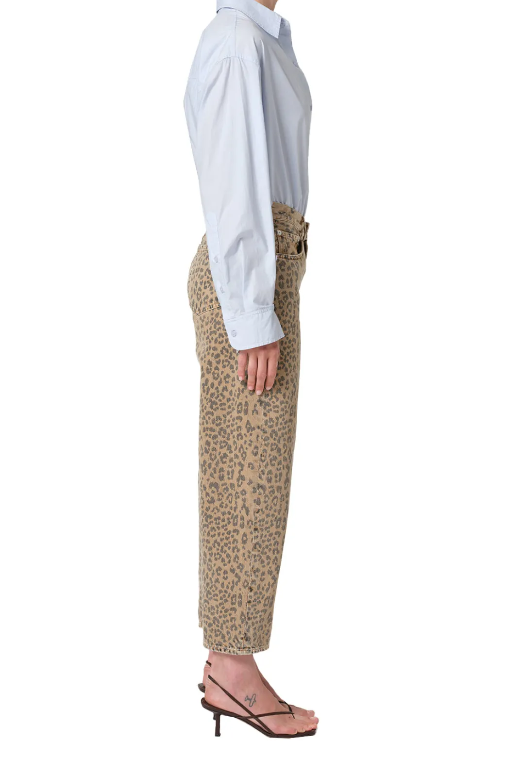 Miro Pant in Natural Cheetah
