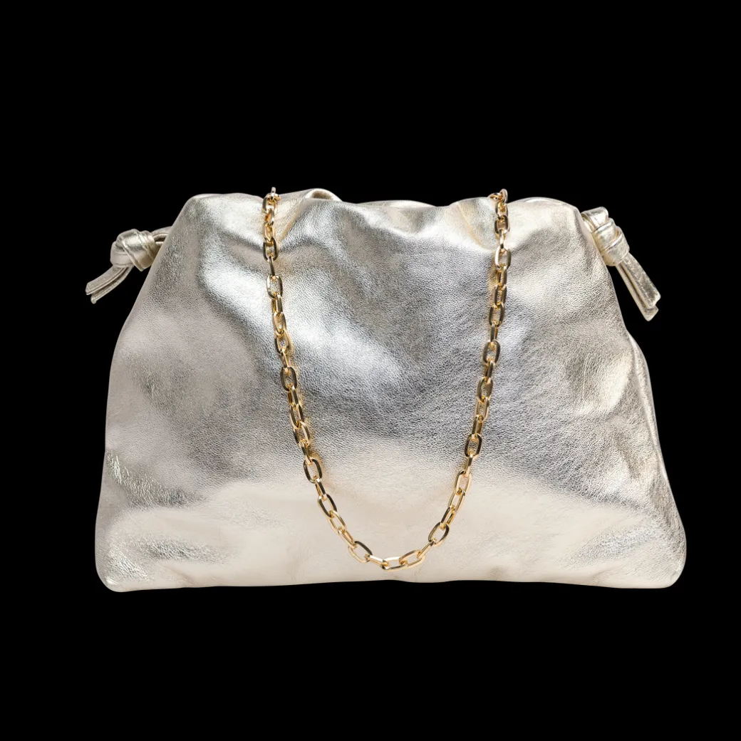 Monica Clutch in Champagne