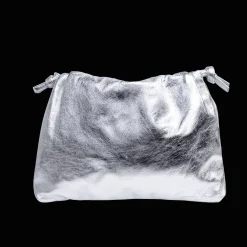 Monica Clutch in Silver