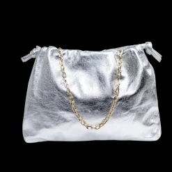 Monica Clutch in Silver