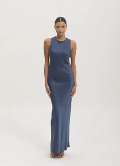 New York Midi Dress in Sapphire