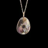 Oasis Abalone Necklace in Yellow Gold